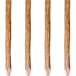 Aidanseipäät 4kpl pähkinäpuu 120cm