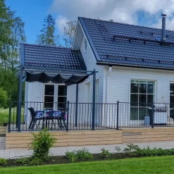 Aitaelementti Green Land Garden 100x180 cm alumiini valkoinen
