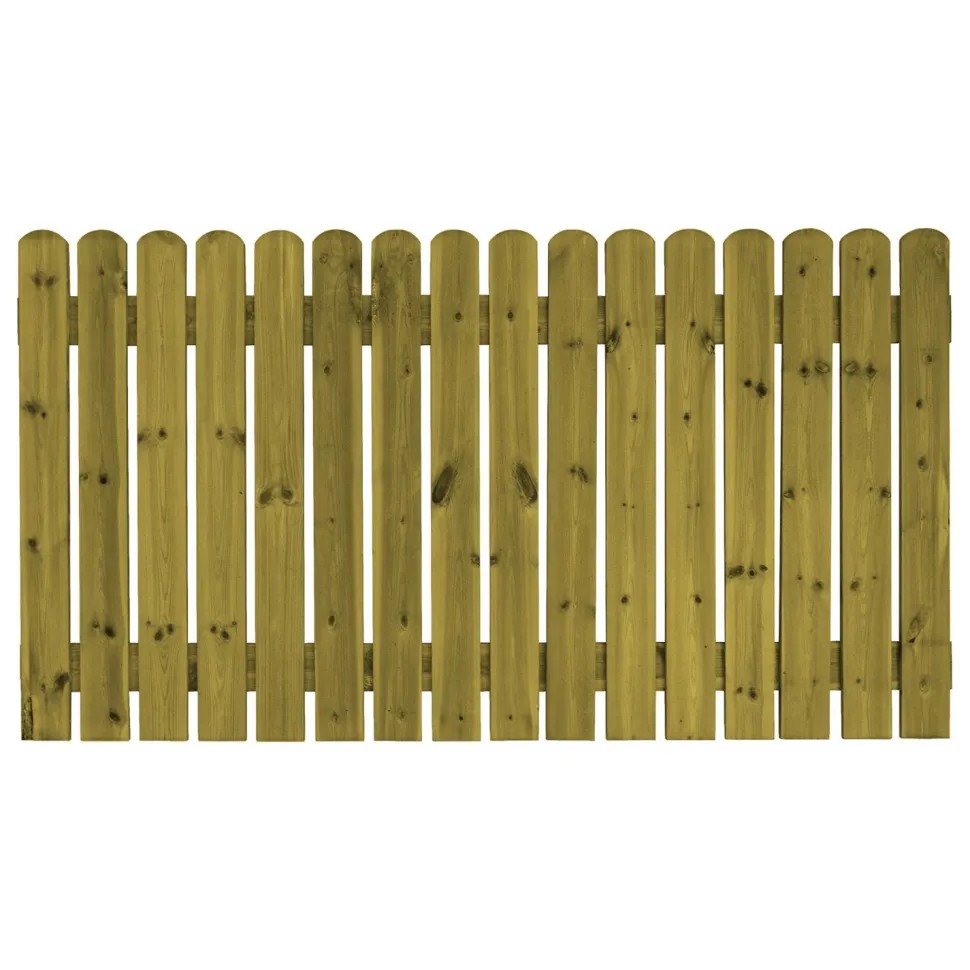 Aitaelementti Nummi Lux A58 2000x1100 mm pystylauta 21 mm hienosahattu vihreä