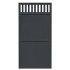 Aitaelementti Palmako Elke 2 180x90 cm harmaa 5 kpl/pkt