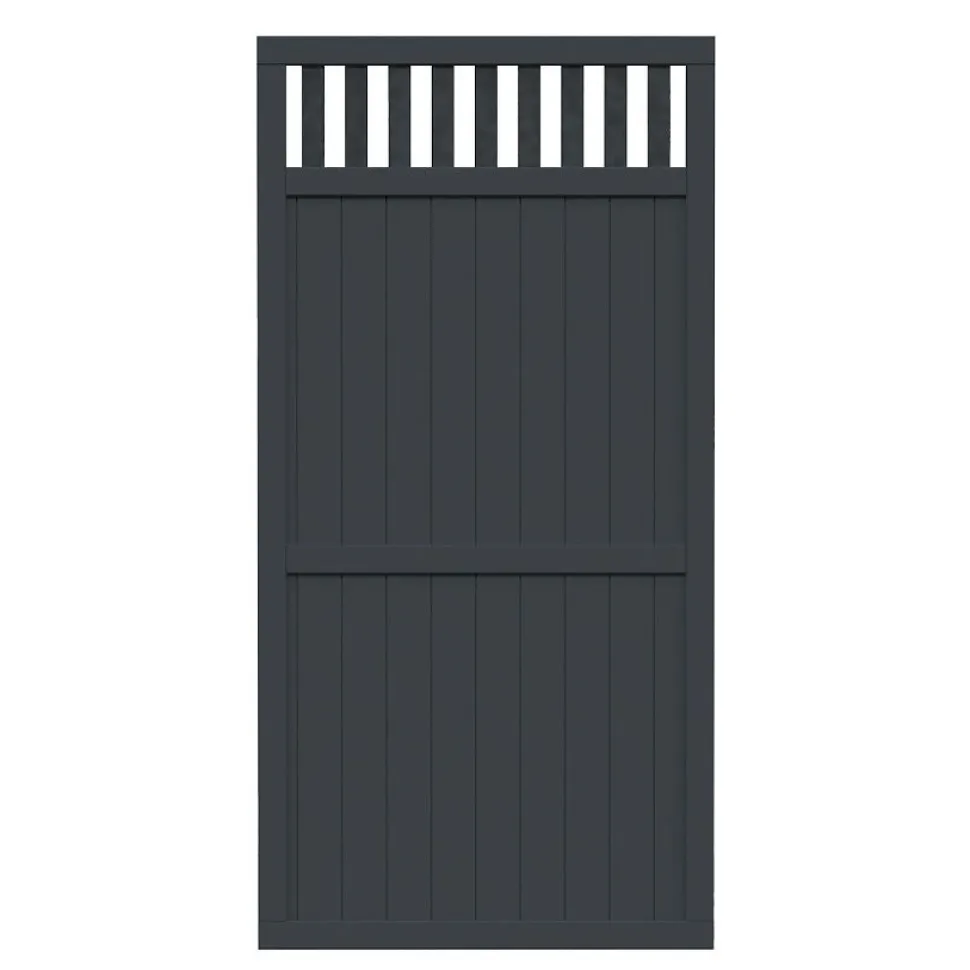 Aitaelementti Palmako Elke 2 180x90 cm harmaa 5 kpl/pkt