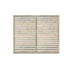Aitaelementti Palmako Nina6 GYVPI 1800x1500mm painekyllästetty harmaa, 5kpl/pkt