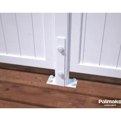 Aitaelementti Palmako Nina1 WTPNT 1800x1800mm valkoinen, 5kpl/pkt