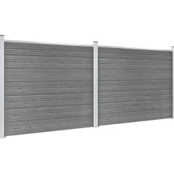 Aitapaneelisarja WPC 353x146 cm harmaa