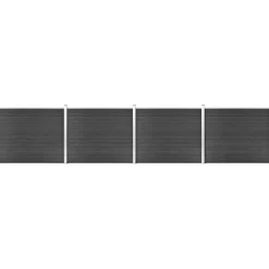 Aitapaneelisarja WPC 699x146 cm harmaa