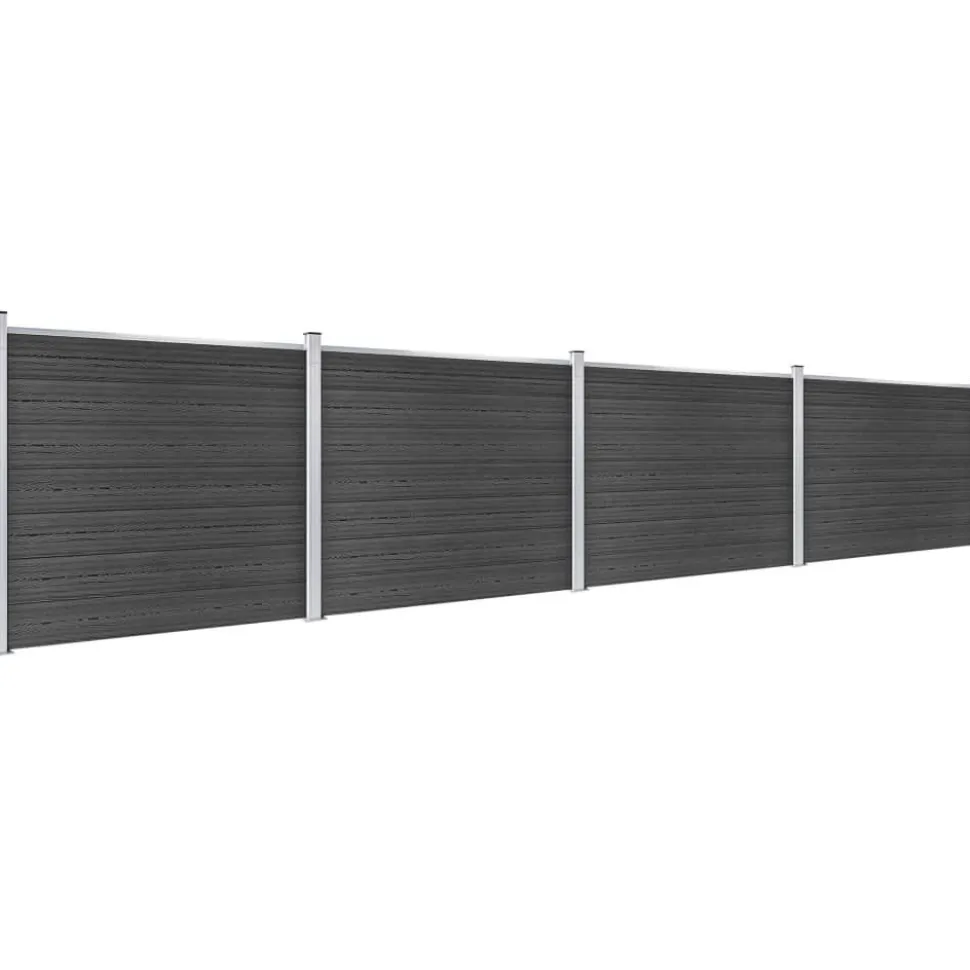 Aitapaneelisarja WPC 699x146 cm harmaa