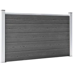 Aitapaneelisarja WPC 526x105 cm musta