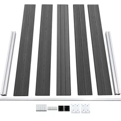 Aitapaneelisarja WPC 526x105 cm musta