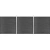Aitapaneelisarja WPC 526x186 cm musta