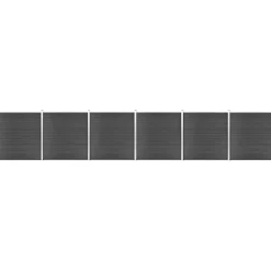 Aitapaneelisarja WPC 1045x186 cm musta