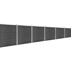 Aitapaneelisarja WPC 1045x186 cm musta