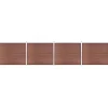 Aitapaneelisarja WPC 699x146 cm ruskea