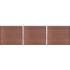 Aitapaneelisarja WPC 526x146 cm ruskea