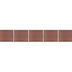 Aitapaneelisarja WPC 872x146 cm ruskea