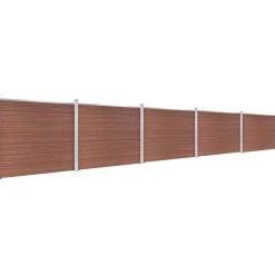 Aitapaneelisarja WPC 872x146 cm ruskea