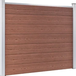Aitapaneelisarja WPC 872x146 cm ruskea