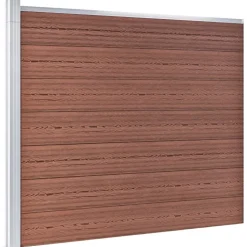 Aitapaneelisarja WPC 872x146 cm ruskea