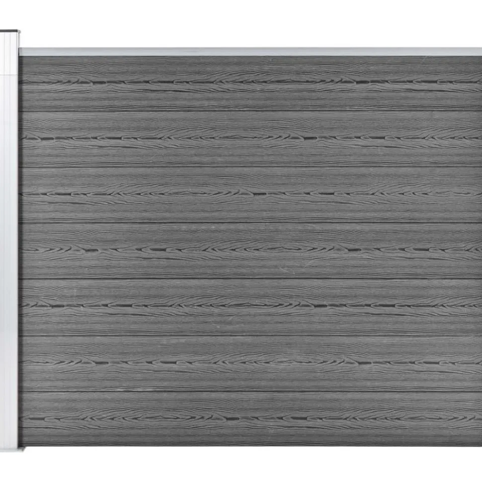 Aitapaneeli WPC 175x146 cm harmaa