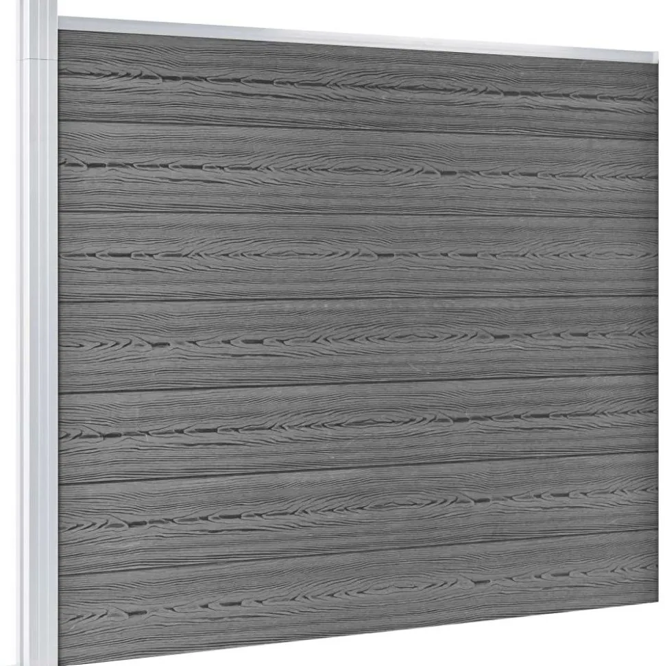 Aitapaneeli WPC 175x146 cm harmaa