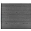 Aitapaneeli WPC 175x146 cm musta