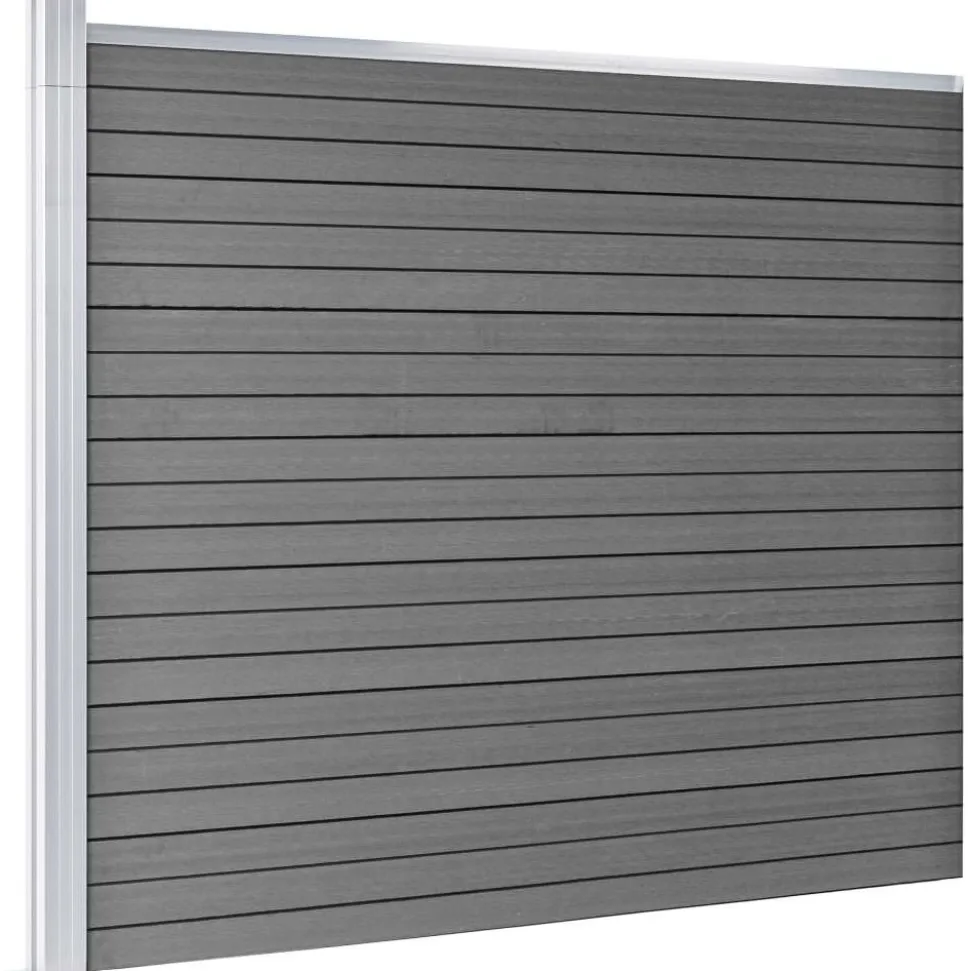 Aitapaneeli WPC 175x146 cm musta