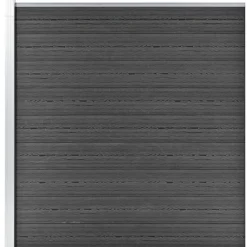 Aitapaneeli WPC 175x186 cm musta