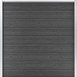 Aitapaneeli WPC 180x186 cm musta