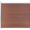 Aitapaneeli WPC 175x146 cm ruskea