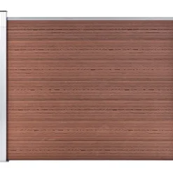 Aitapaneeli WPC 175x146 cm ruskea
