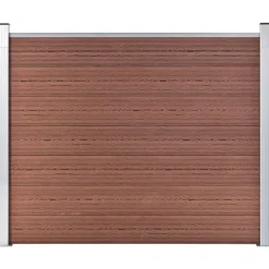 Aitapaneeli WPC 180x146 cm ruskea
