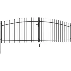 Aitaportti keihäskärjillä 400x150cm