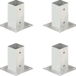 Aitatolpan jalat 4kpl galvanoitu 71mm