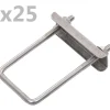 Aitatolpan U-liitin 60x40mm 25kpl