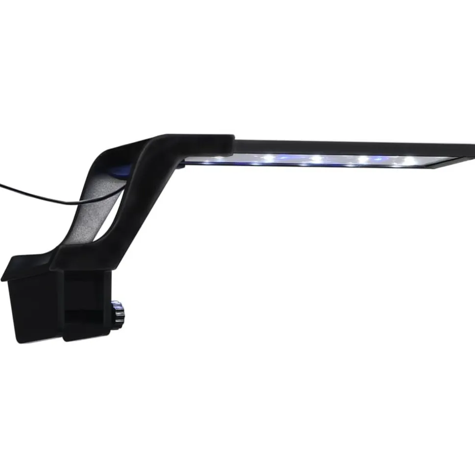 Akvaarion LED-valo kiinnittimillä 25-45 cm valkoinen