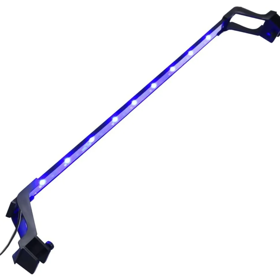 Akvaarion LED-valo kiinnittimillä 75-90 cm valkoinen