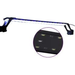 Akvaarion LED-valo kiinnittimillä 75-90 cm valkoinen
