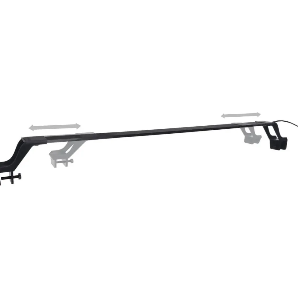 Akvaarion LED-valo kiinnittimillä 75-90 cm valkoinen