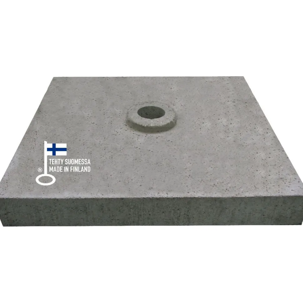 Anturakivi TEPE 400x400x50 mm ponttirakenteella harmaa