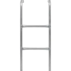 2-askelmaiset trampoliinin tikkaat, teräs, hopea, 82,5 cm