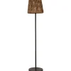Aurinkokennolattiavalaisin Star Trading Cesta, 102cm, musta/ruskea