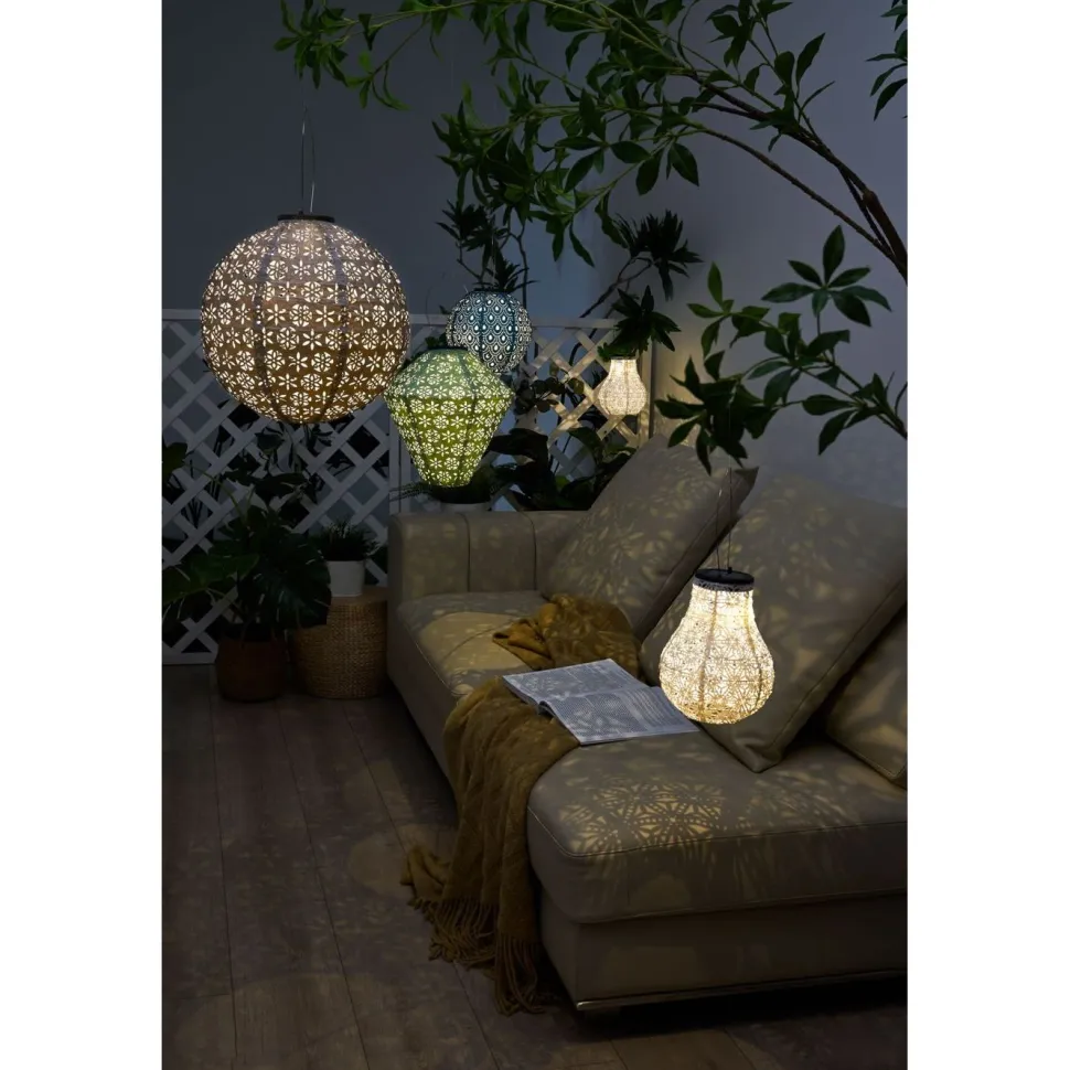 Aurinkokennolyhty Paulmann Pauleen Sunshine Charm, IP44, 3500K, tummansininen