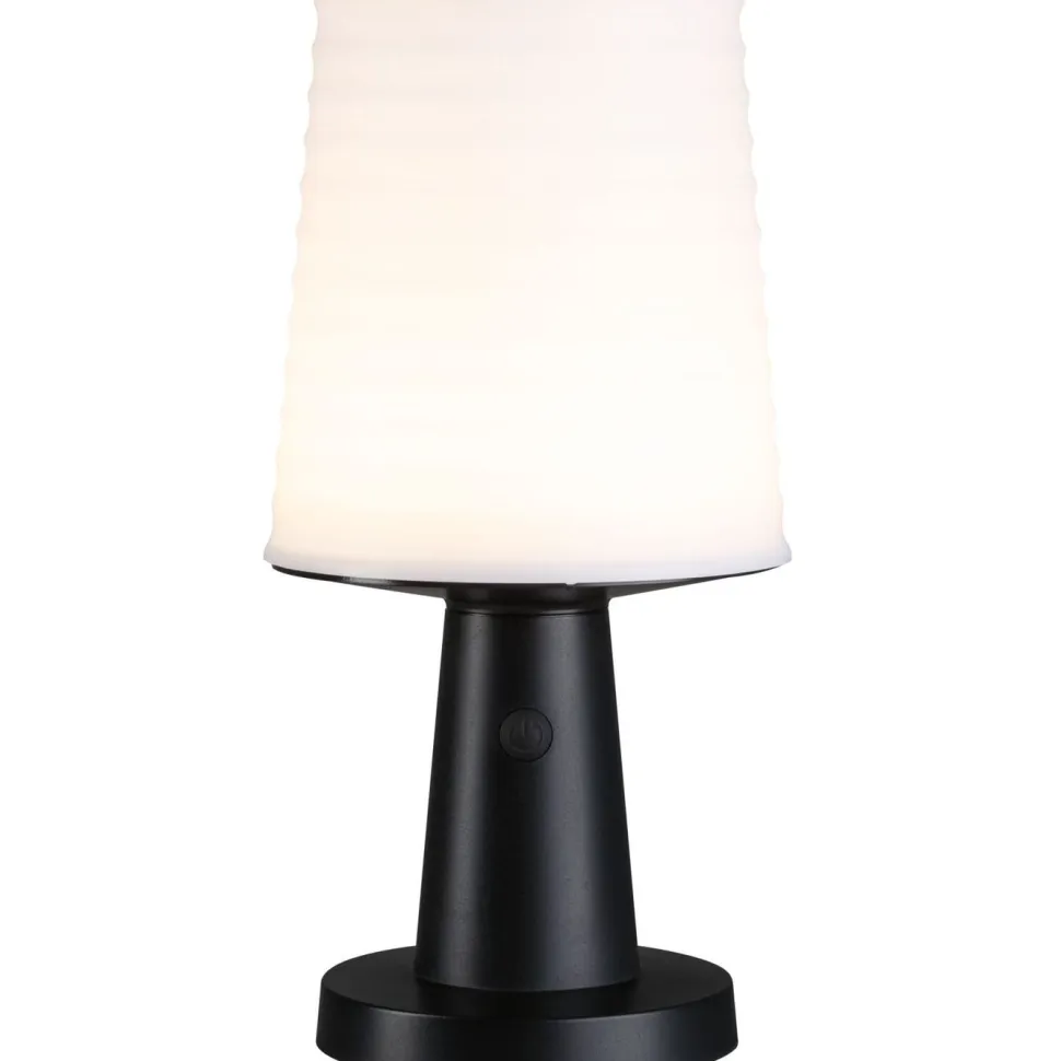 Aurinkokennopöytävalaisin Paulmann Ilanga 30cm IP44 2700K 125lm USB antrasiitti