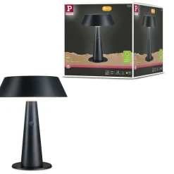 Aurinkokennopöytävalaisin Paulmann Soala 30.6cm 2700K 165lm 2.1W USB antrasiitti