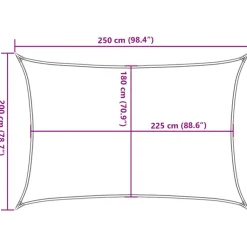Aurinkopurje, 160 g/m² HDPE, eri värejä ja kokoja (16419)