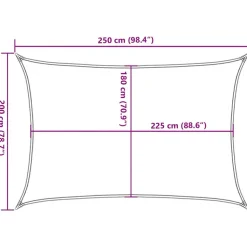 Aurinkopurje, 160 g/m² HDPE, eri värejä ja kokoja (16419)