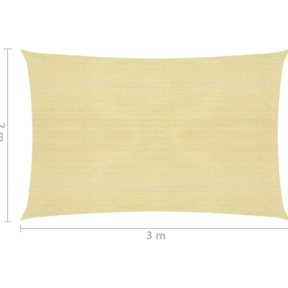 Aurinkopurje suorakulma, HDPE, 160g/m², eri kokoja ja värejä