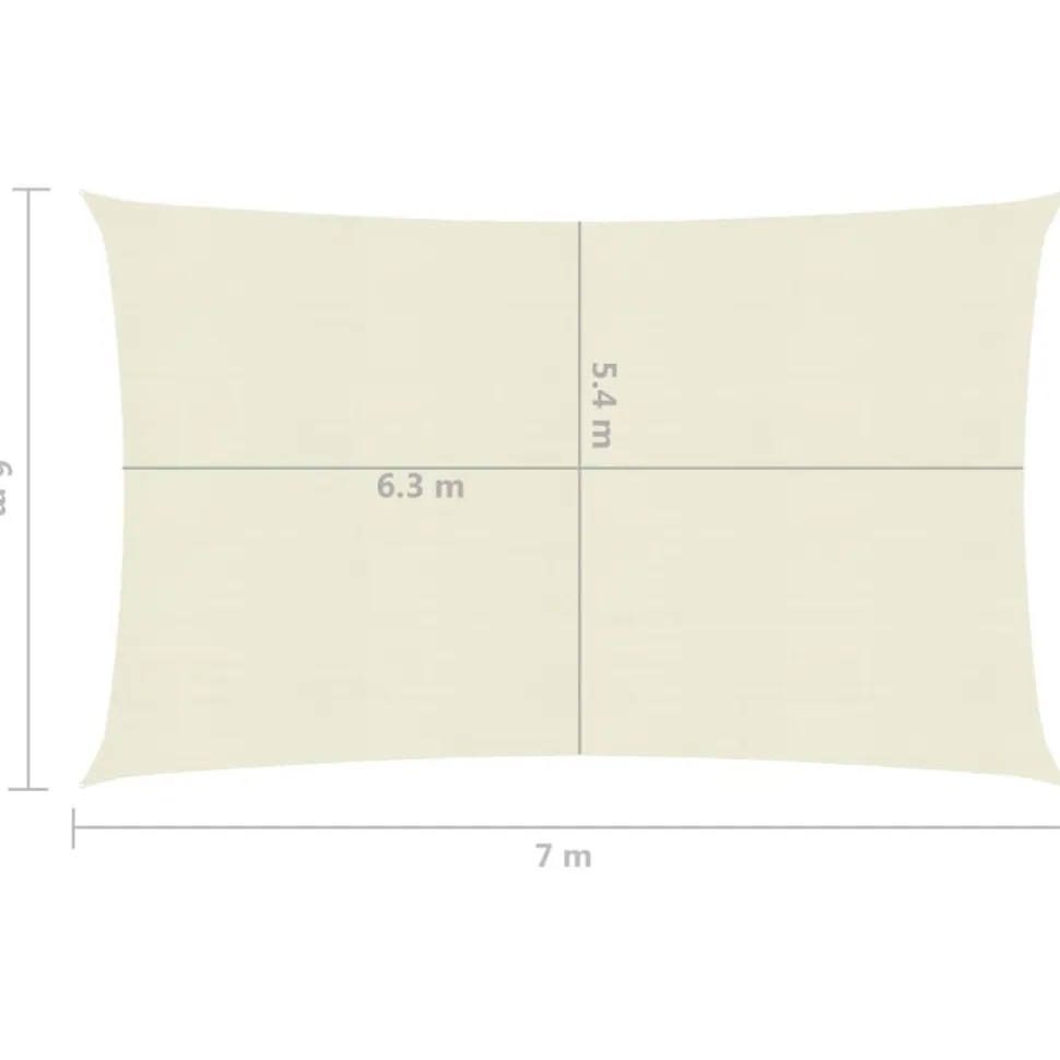Aurinkopurje suorakulma, HDPE, 160g/m², eri kokoja ja värejä