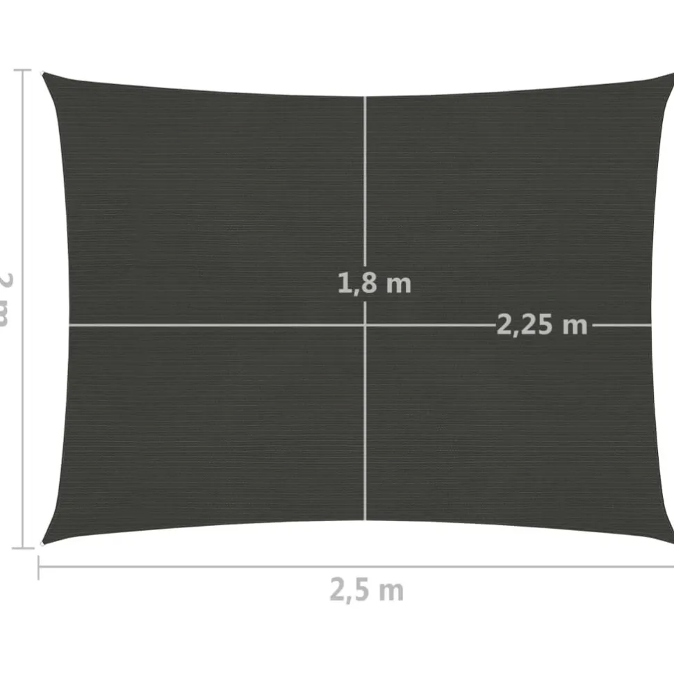 Aurinkopurje suorakulma, HDPE, 160g/m², eri kokoja ja värejä