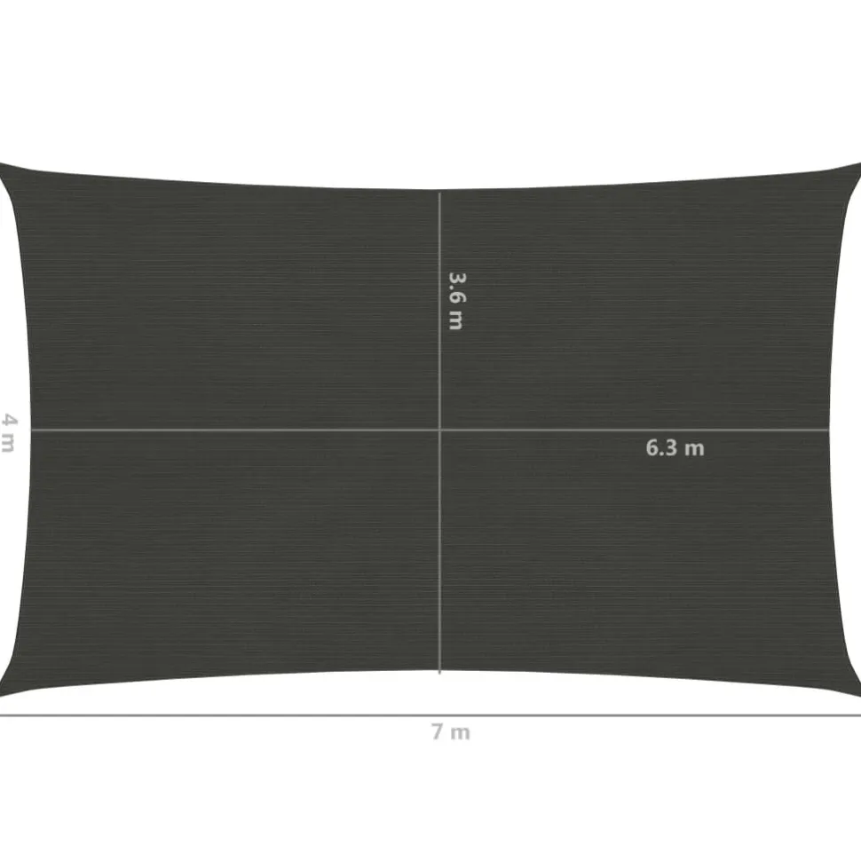 Aurinkopurje suorakulma, HDPE, 160g/m², eri kokoja ja värejä