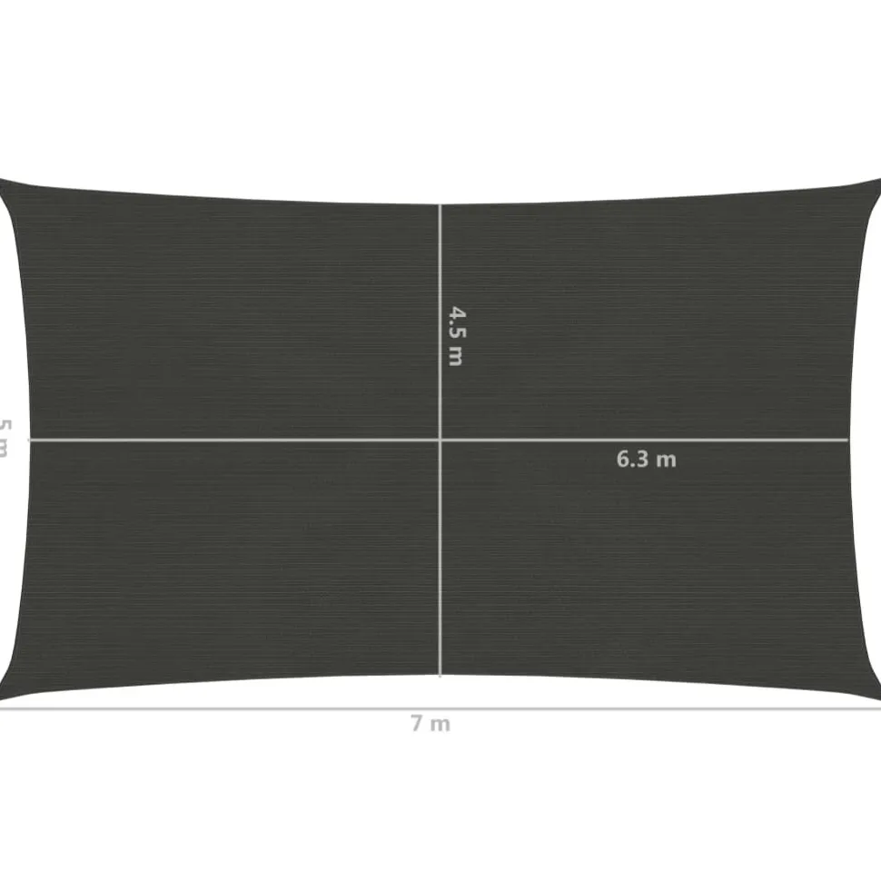 Aurinkopurje suorakulma, HDPE, 160g/m², eri kokoja ja värejä
